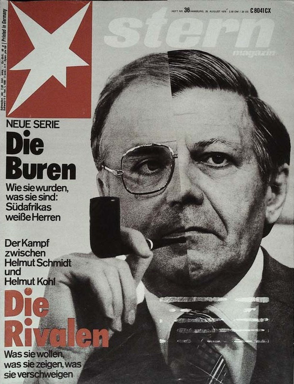 Stern Magazin Deutschland 1976-36 Helmut Schmidt Helmut Kohl