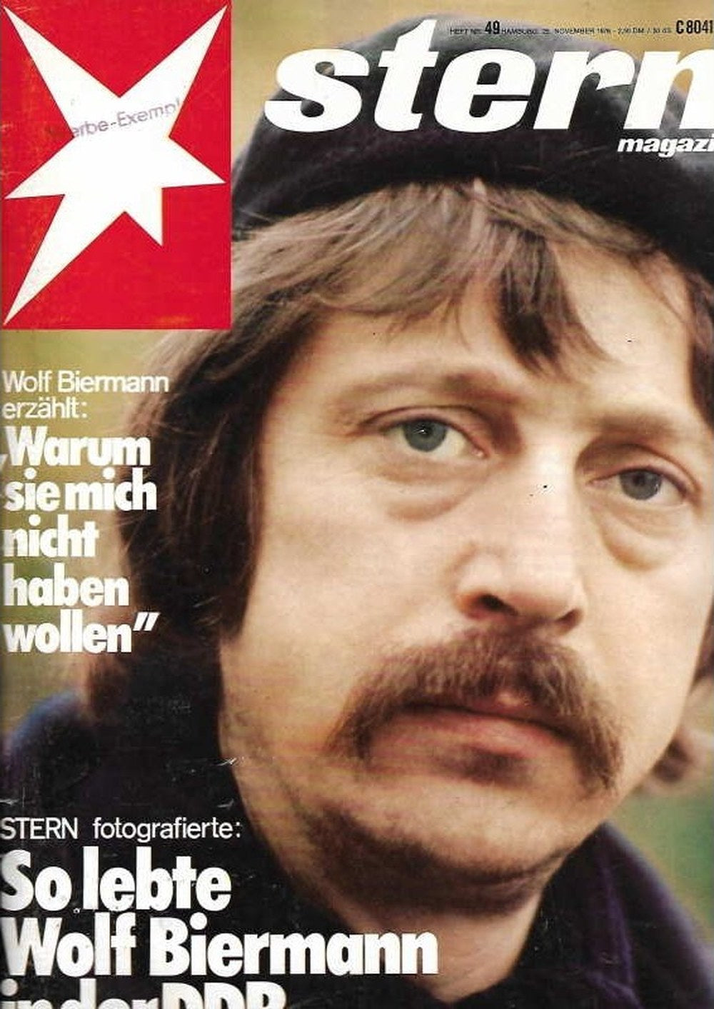 Stern Magazin Deutschland 1976-49 Wolf Biermann