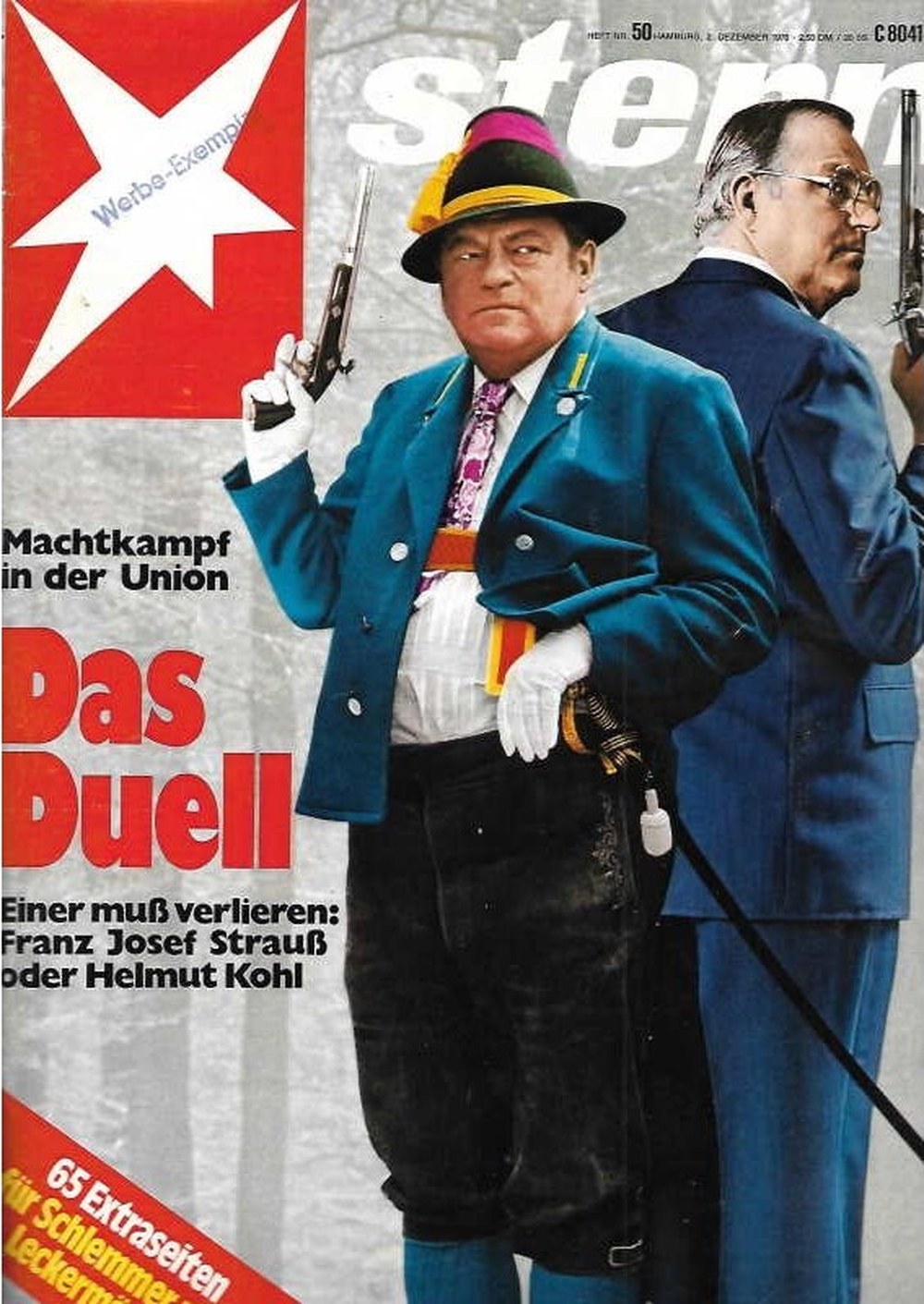Stern Magazin Deutschland 1976-50 Franz Josef Strauß Helmut Kohl