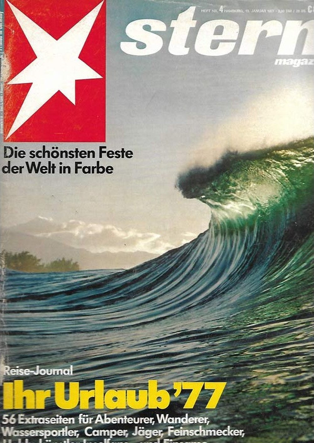 Stern Magazin Deutschland 1977-04 Urlaub Reisen Feste