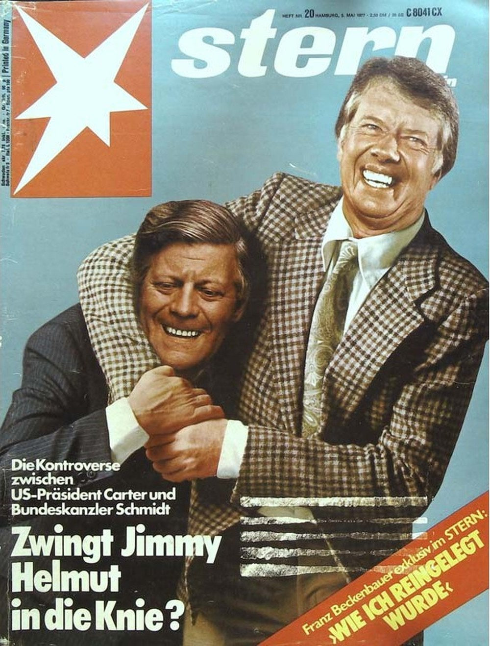 Stern Magazin Deutschland 1977-20 Jimmy Carter Helmut Schmidt Franz Beckenbauer