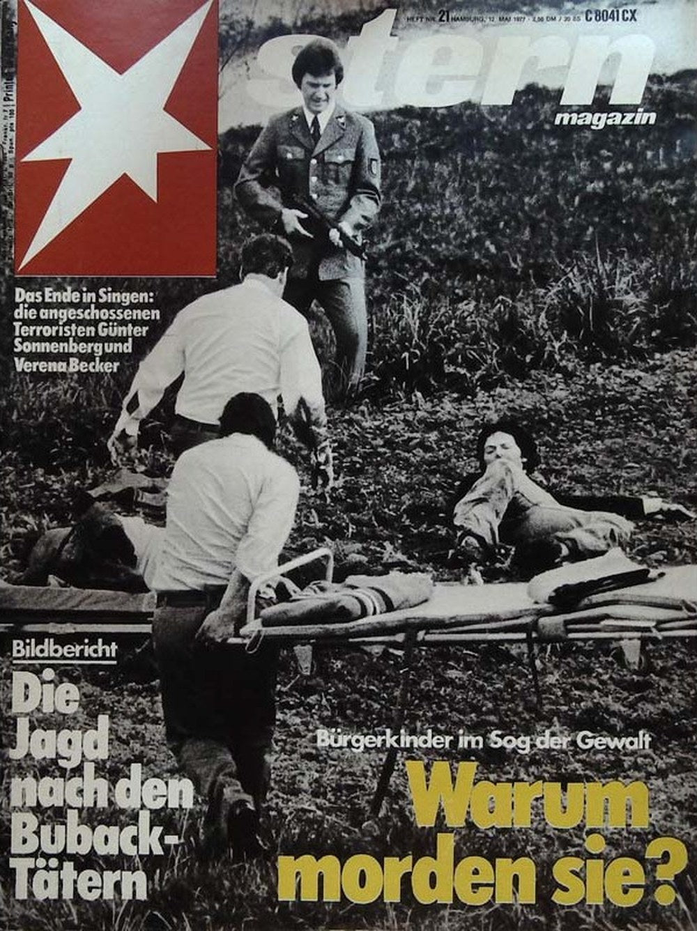Stern Magazin Deutschland 1977-21 Günter Sonnenberg Verena Becker Red Army Faction