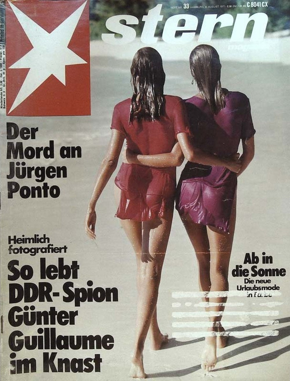 Stern Magazin Deutschland 1977-33 Jürgen Ponto Günter Guillaume