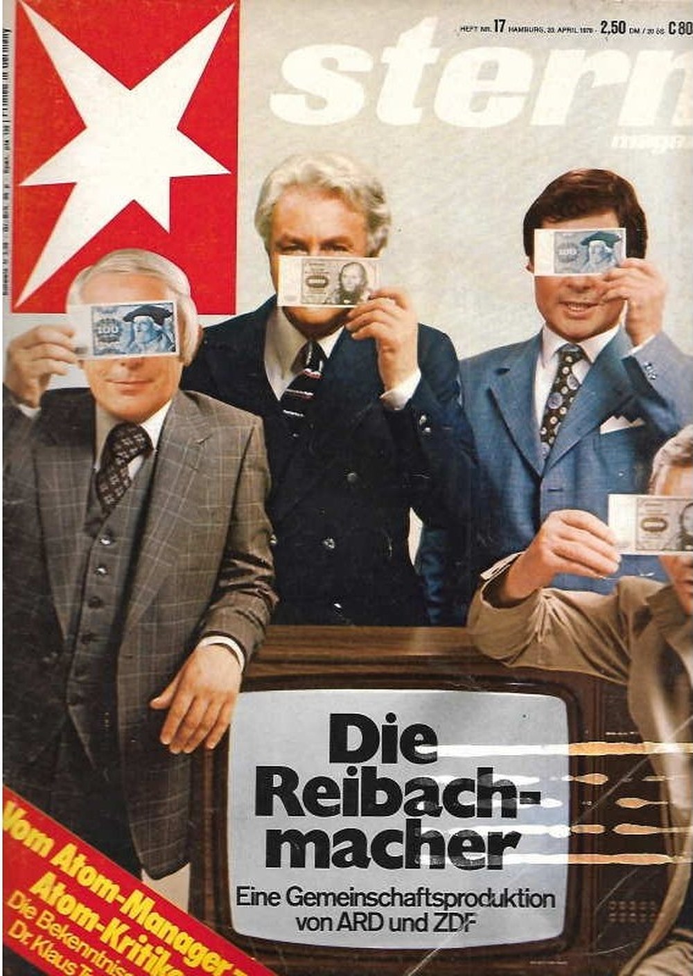 Stern Magazin Deutschland 1978-17 Reibachmacher ARD ZDF