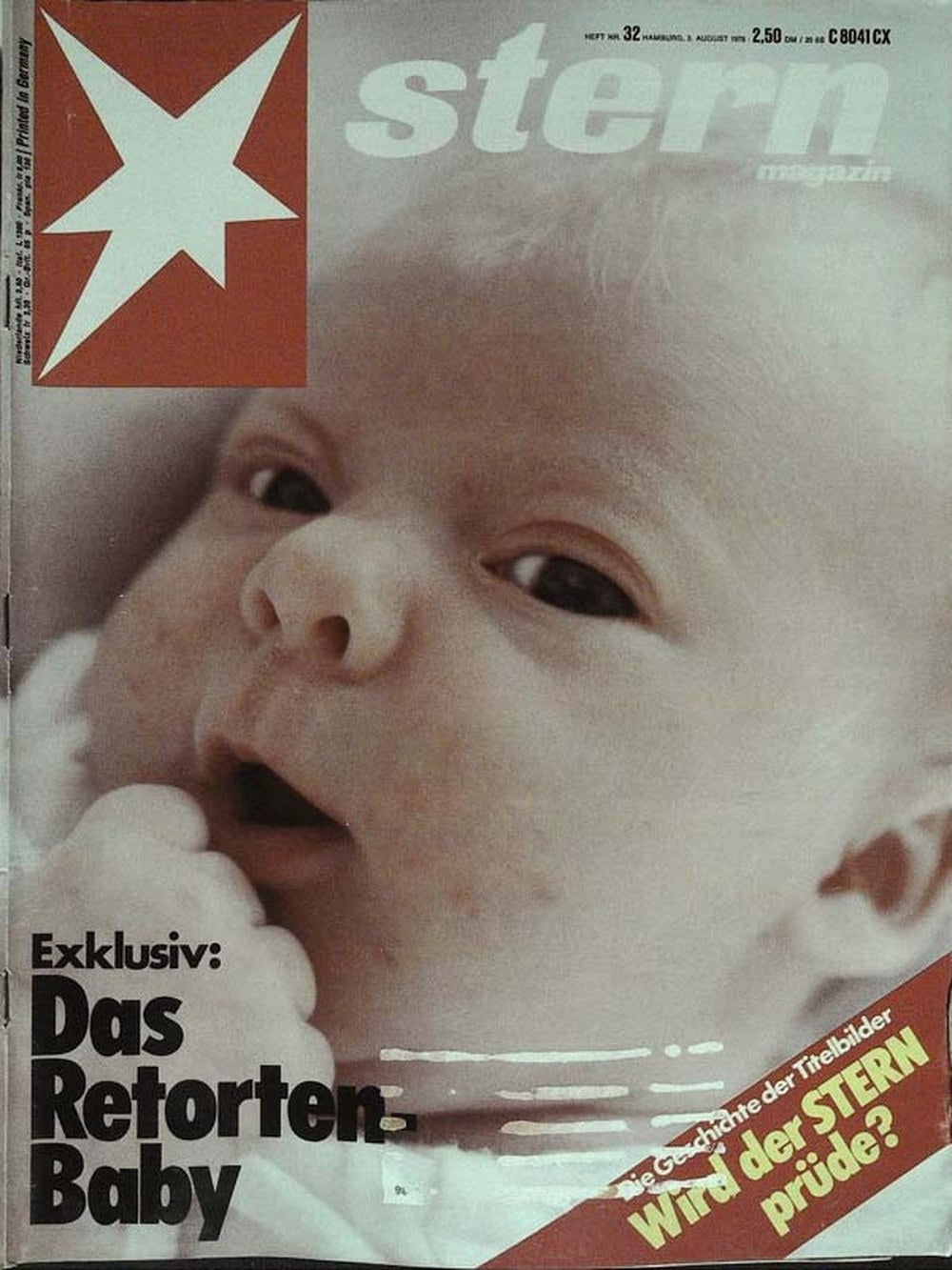 Stern Magazin Deutschland 1978-32 Louise Brown