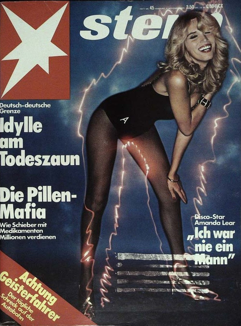 Stern Magasin Tyskland 1978-45 Amanda Lear Originaludgave
