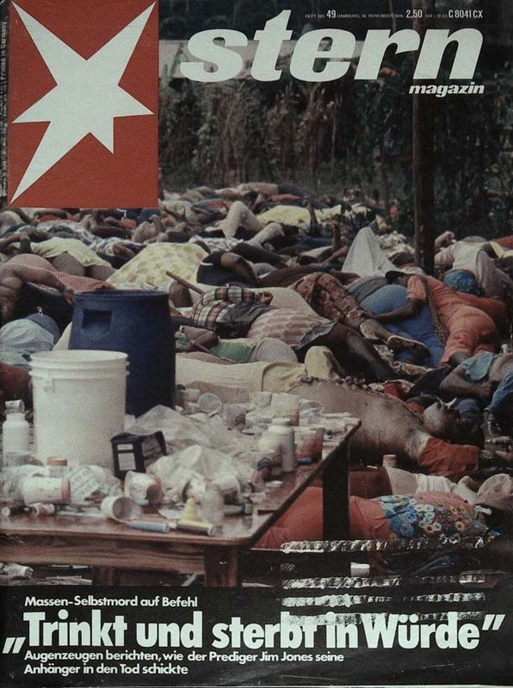 Stern Magazin Deutschland 1978-49 Jim Jones