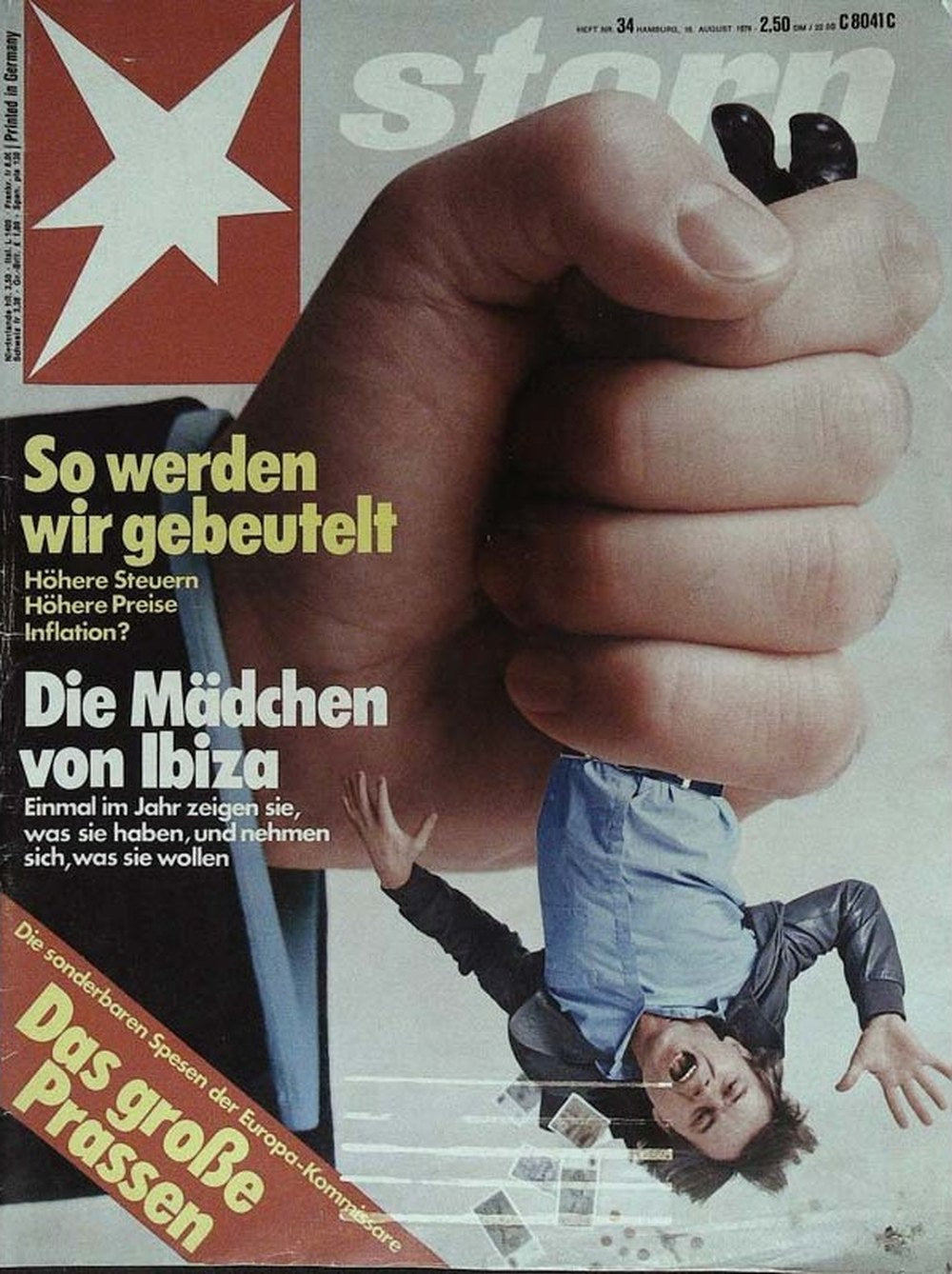 Stern Magazin Deutschland 1979-34 Steuern Inflation Preiserhöhung