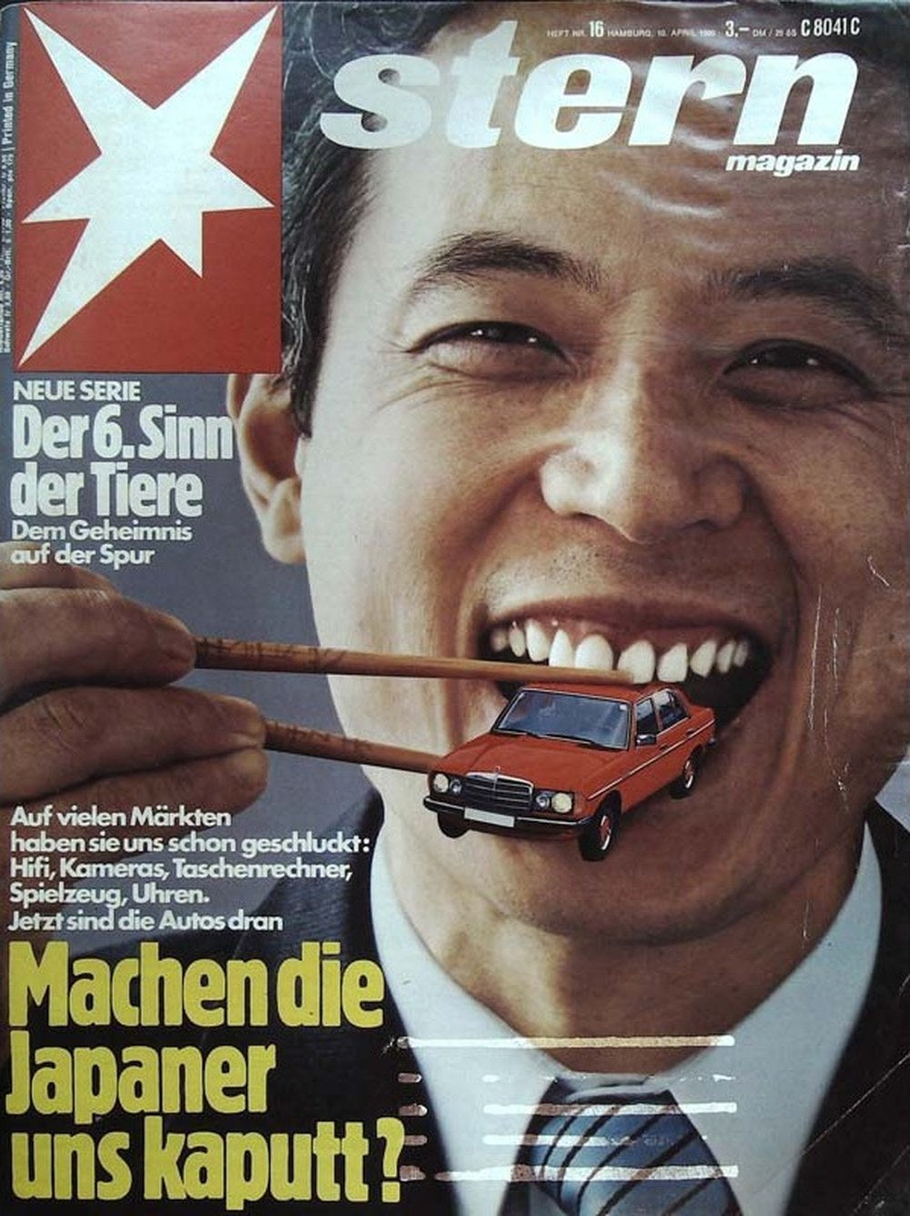 Stern Magazin Deutschland 1980-16 Japanische Automobilindustrie Mercedes-Benz Wirtschaftskonkurrenz