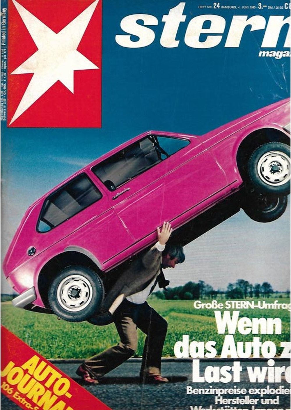 Stern Magazin Deutschland 1980-24 VW Golf Benzinpreise Autokosten