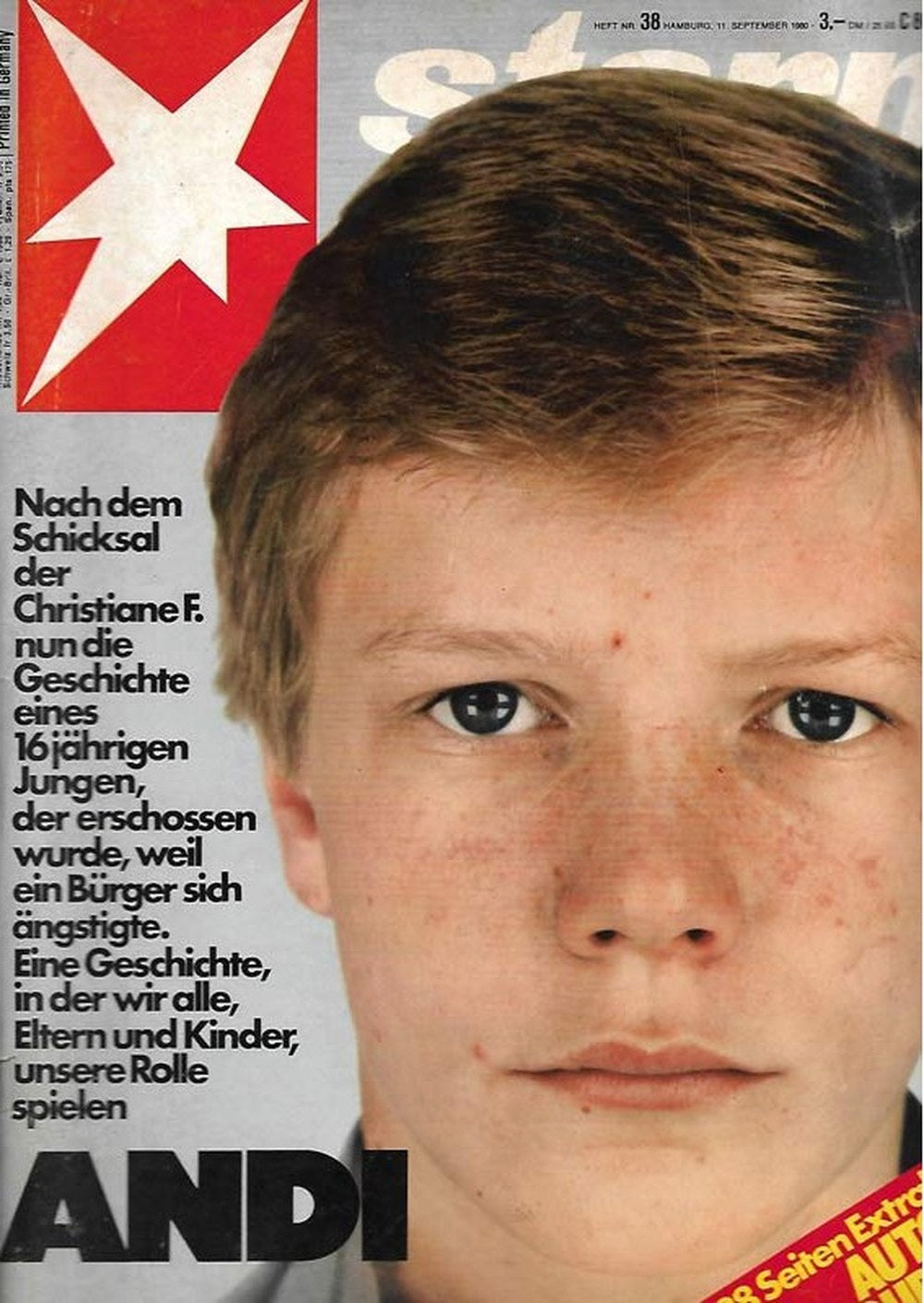 Stern Magazin Deutschland 1980-38 Andi
