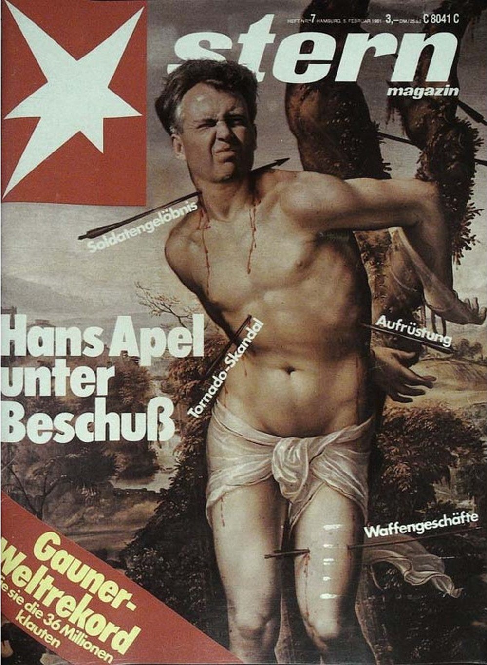Stern Magazin Deutschland 1981-07 Hans Apel