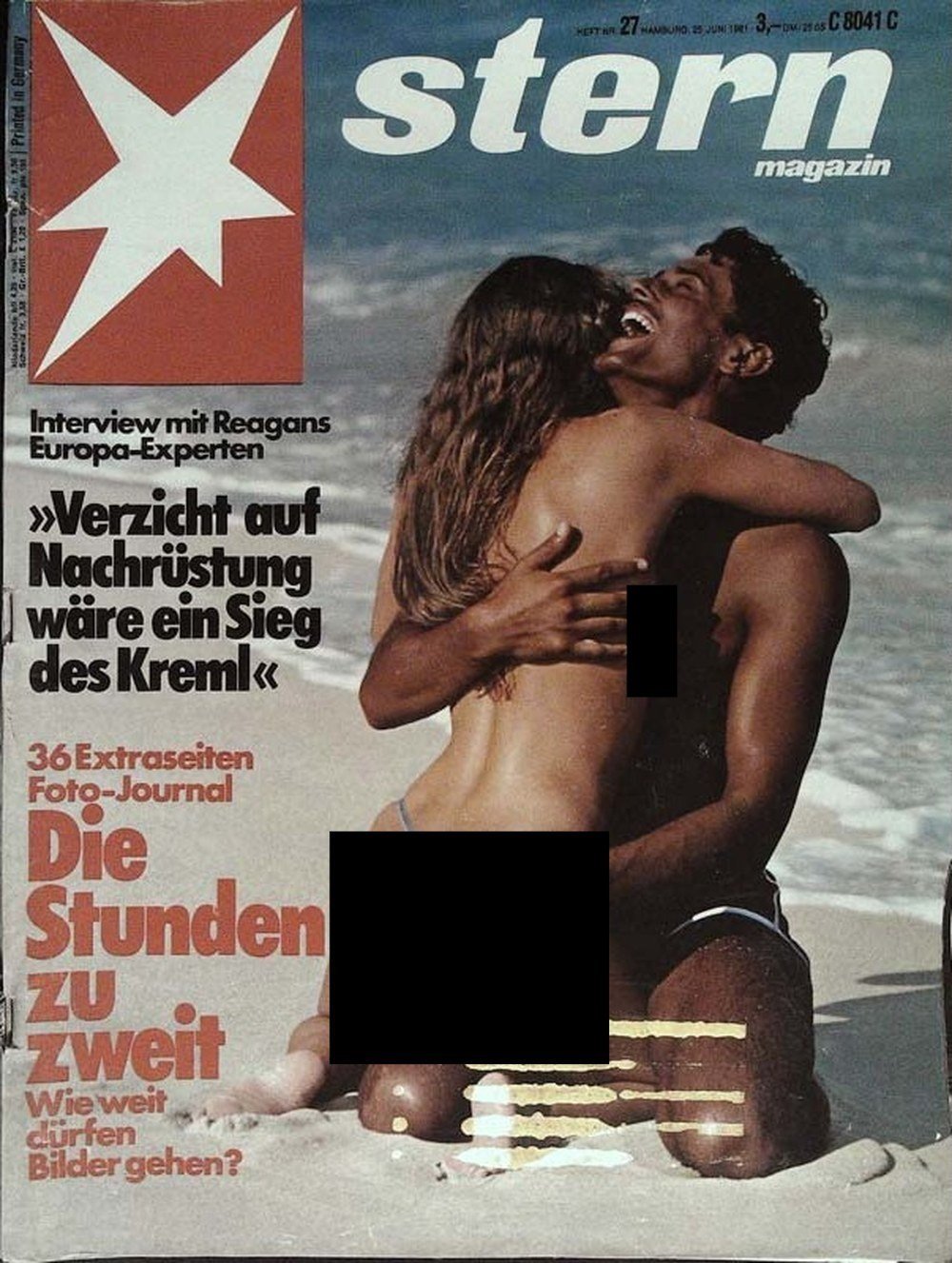 Stern Magazine Allemagne 1981-27 Ronald Reagan Édition originale