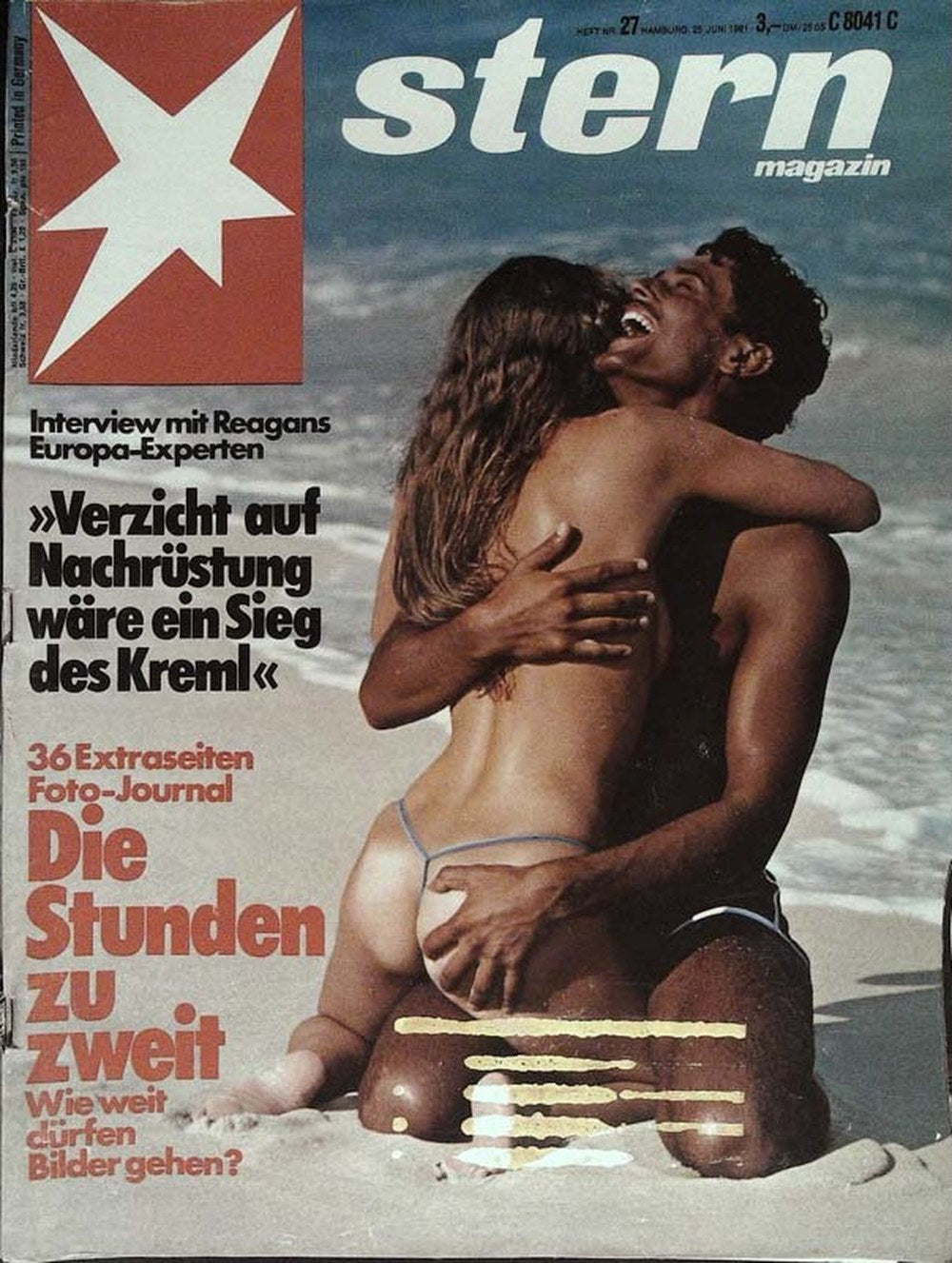 Stern Magazin Deutschland 1981-27 Ronald Reagan