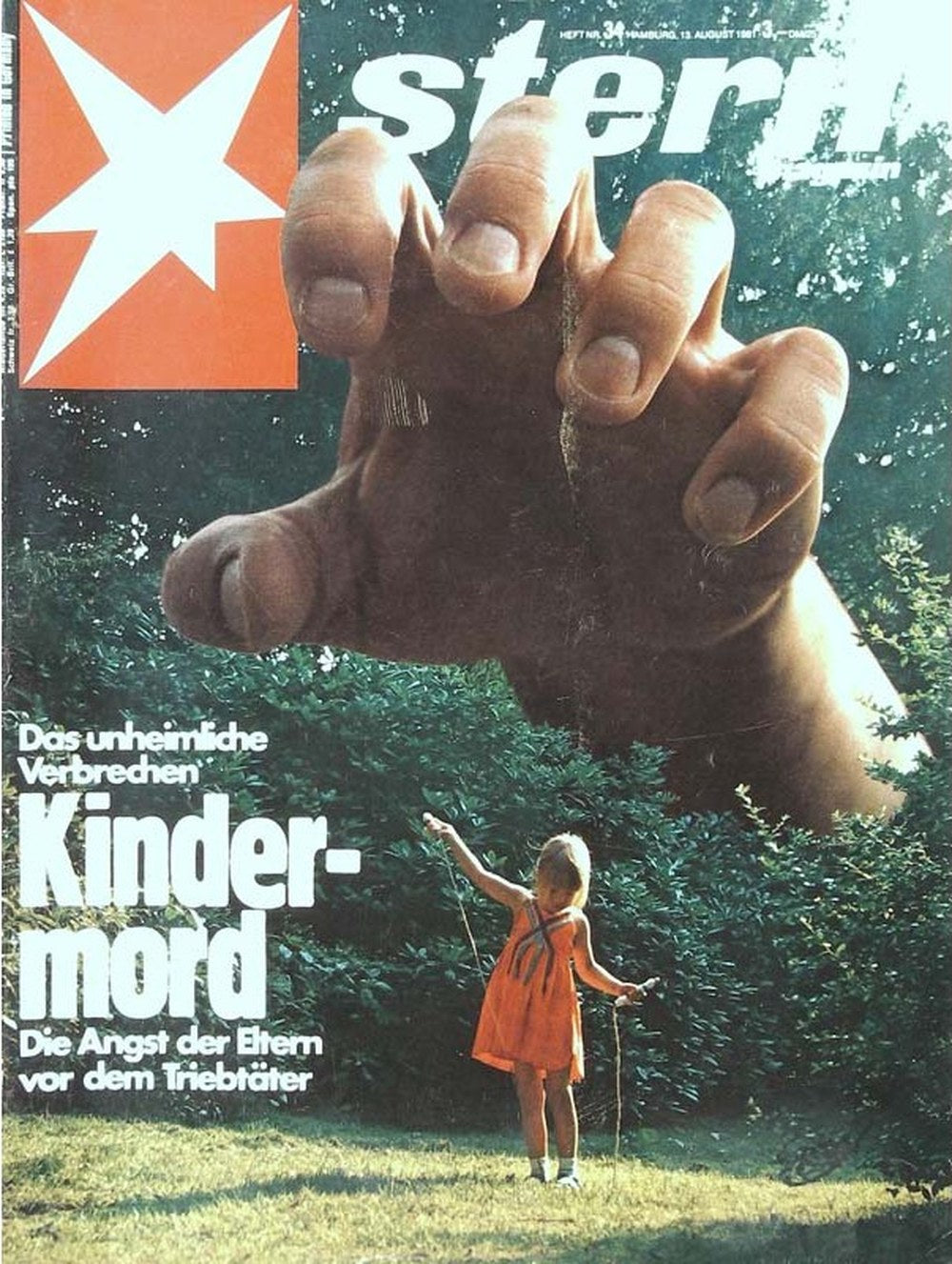 Stern Magazin Deutschland 1981-34 Kindermord Triebtäter Elternangst