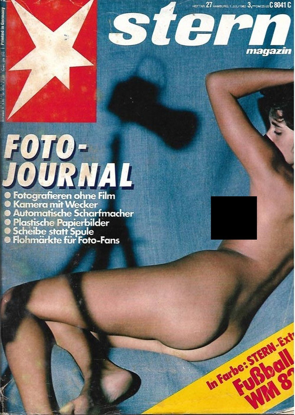 Stern Magazin Deutschland 1982-27 Fotografie Fotografieren Ohne Film Kamera
