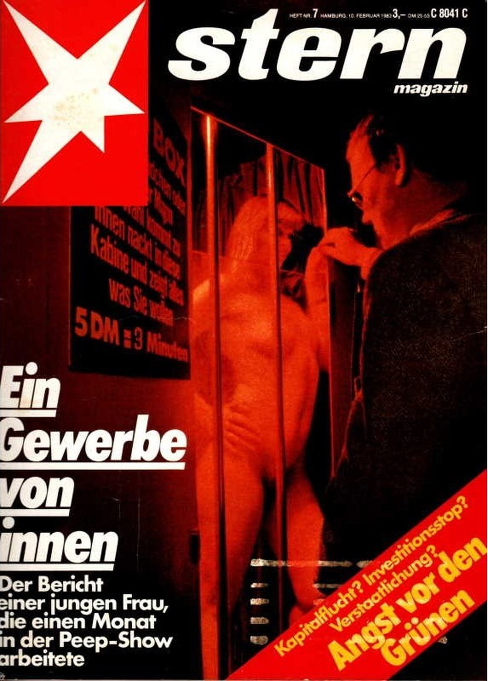 Stern Magazin Deutschland 1983-07 Peep-Show Sexarbeit Rotlichtmilieu