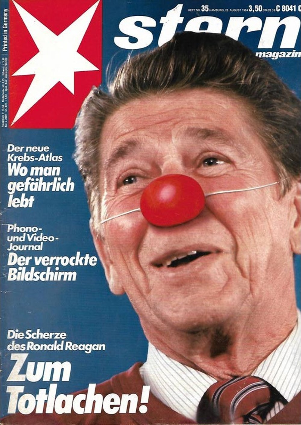 Stern Magazin Deutschland 1984-35 Ronald Reagan