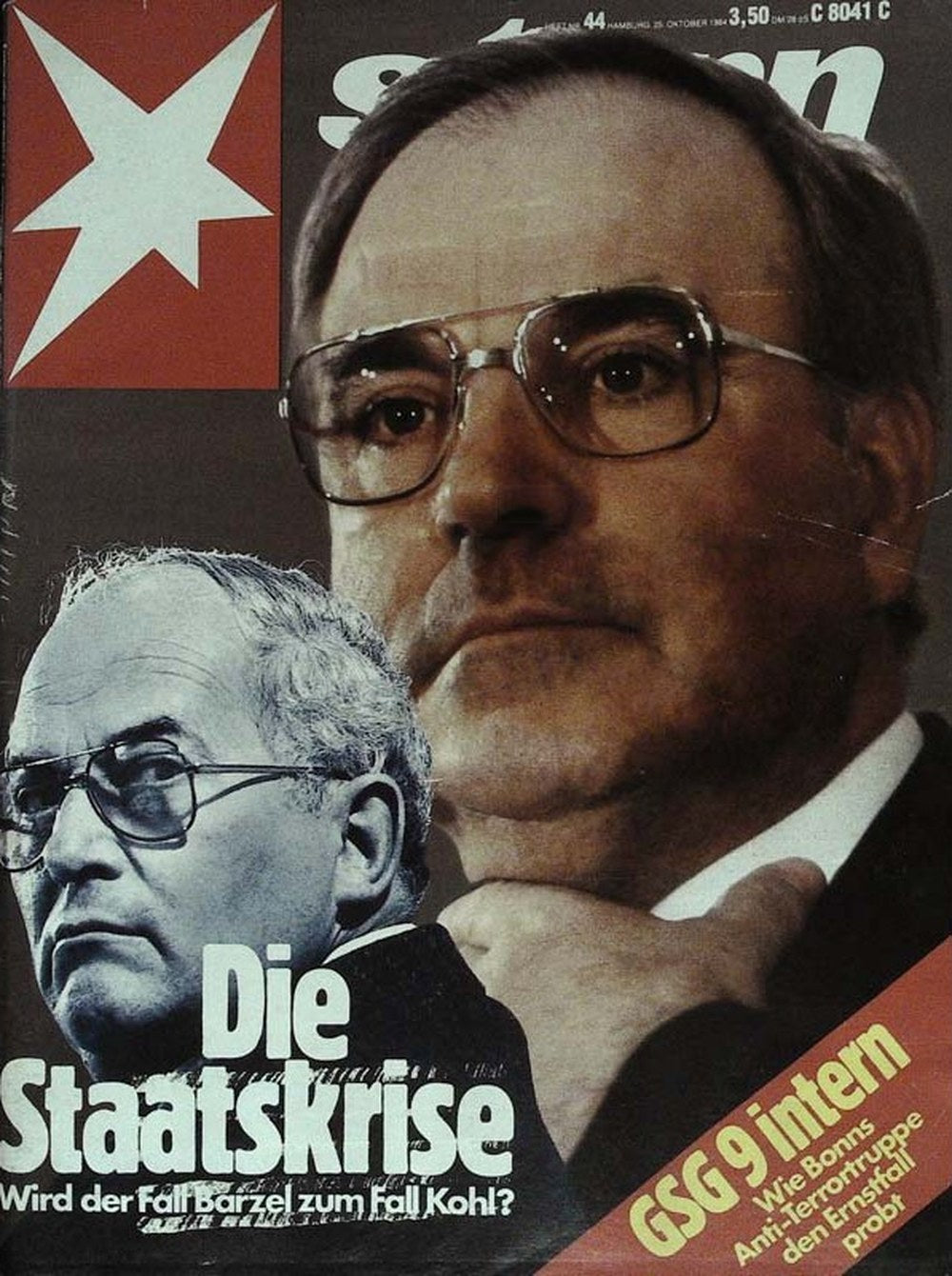 Stern Magazin Deutschland 1984-44 Helmut Kohl Rainer Barzel GSG 9
