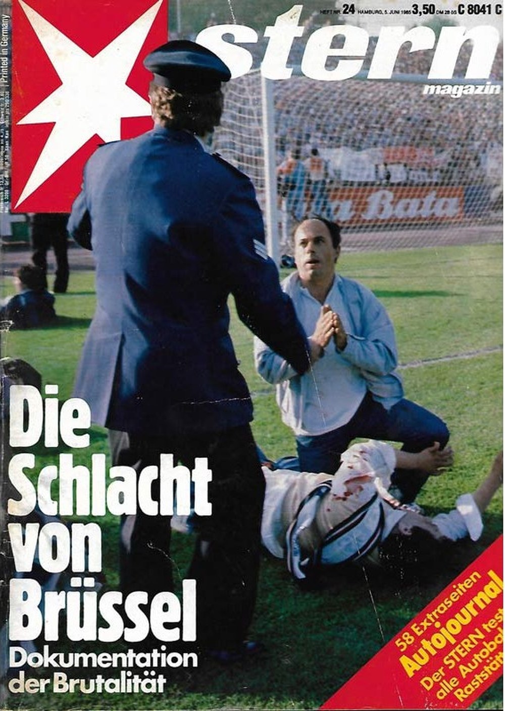 Stern Magazin Deutschland 1985-24 Heysel-Katastrophe Brüssel Fußball