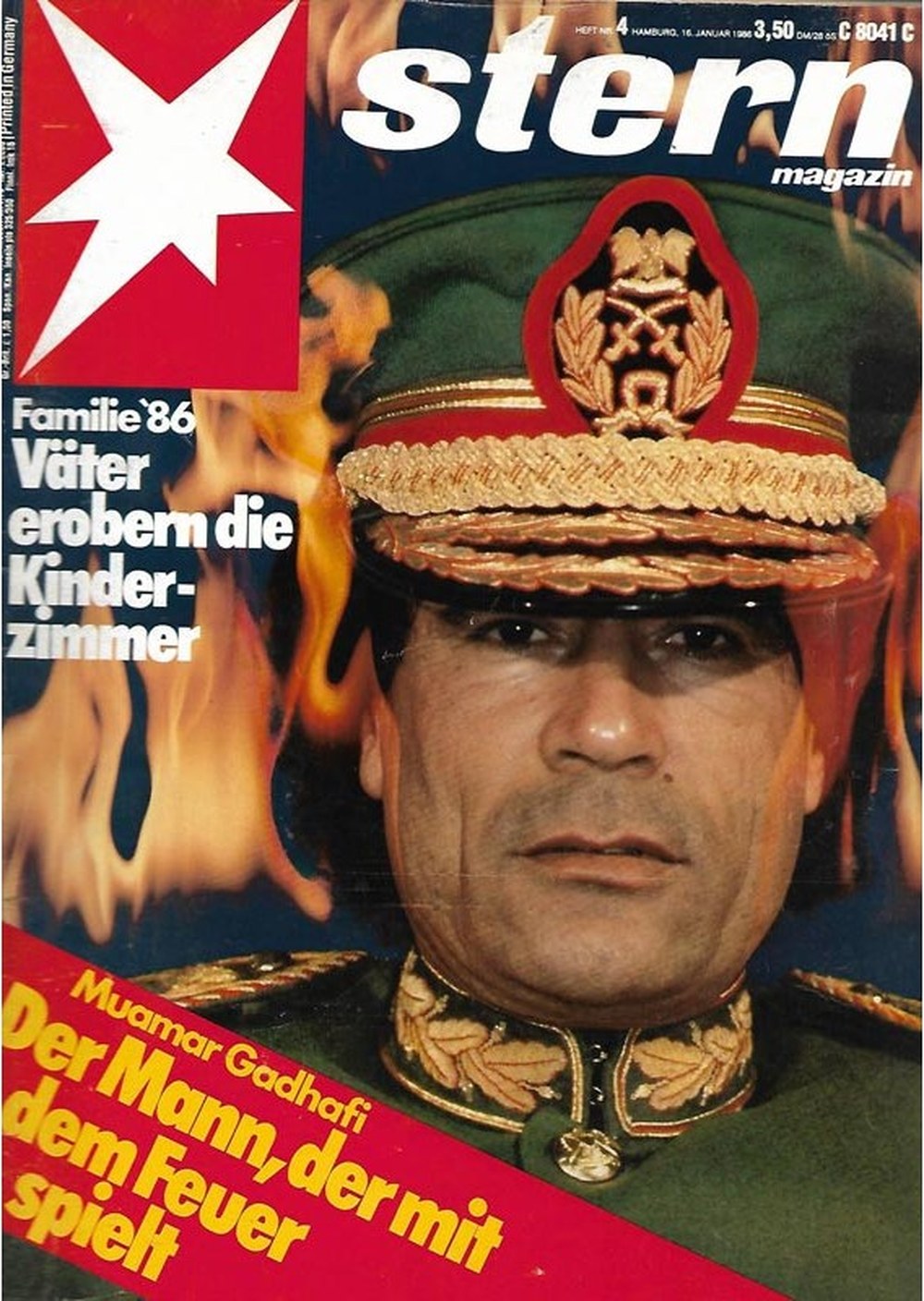 Stern Magazin Deutschland 1986-04 Muammar Gaddafi