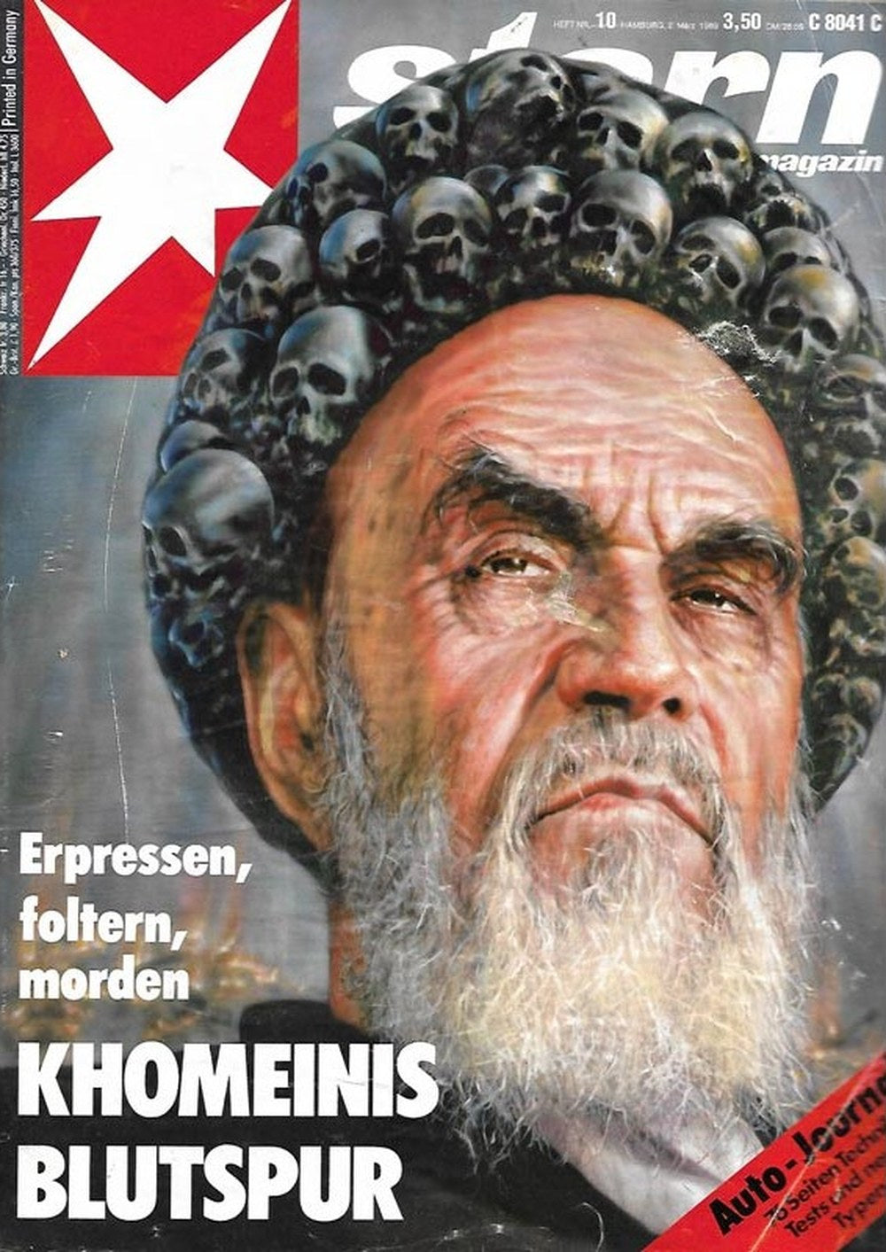 Stern Magazin Deutschland 1989-10 Ruhollah Khomeini