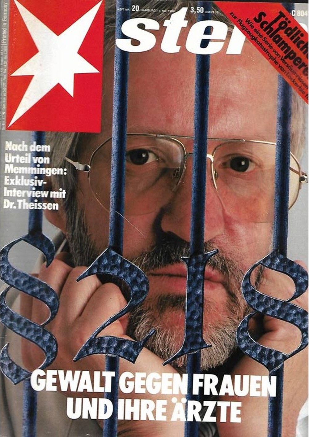 Stern Magazin Deutschland 1989-20 Dr. Horst Theissen