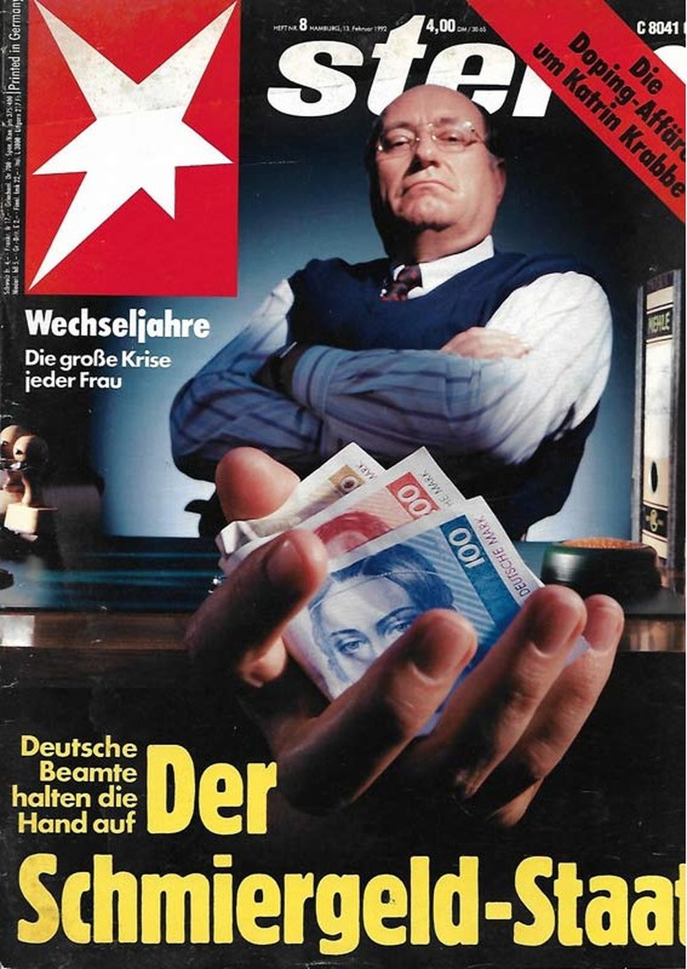 Stern Magazin Deutschland 1992-08 Katrin Krabbe