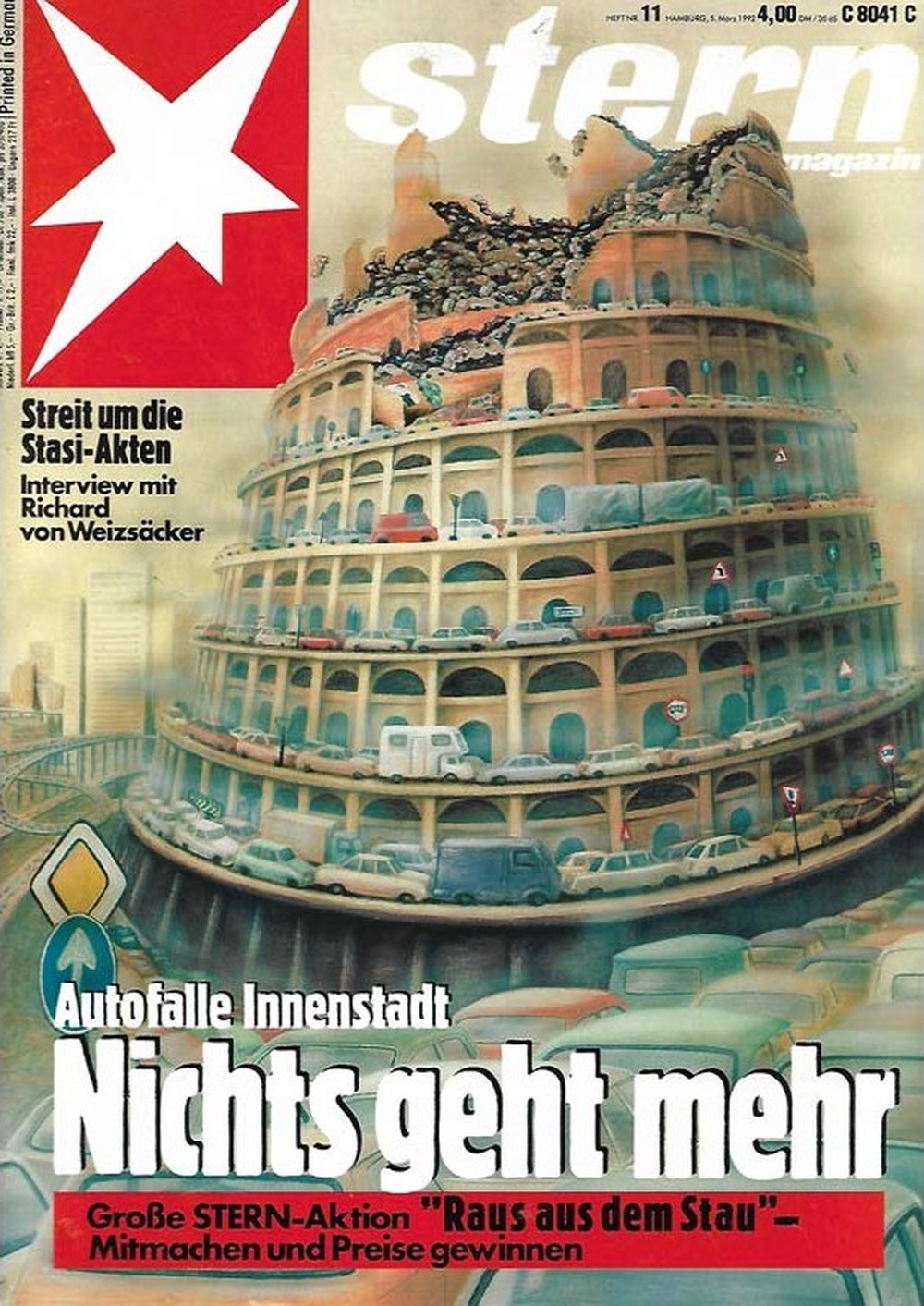 Stern Magazin Deutschland 1992-11 Richard Von Weizsäcker