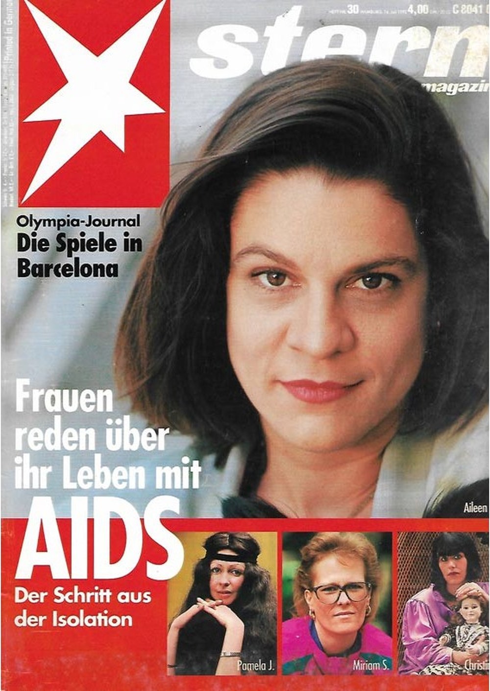 Stern Magazin Deutschland 1992-30 Aileen Pamela J. Miriam S. Christi