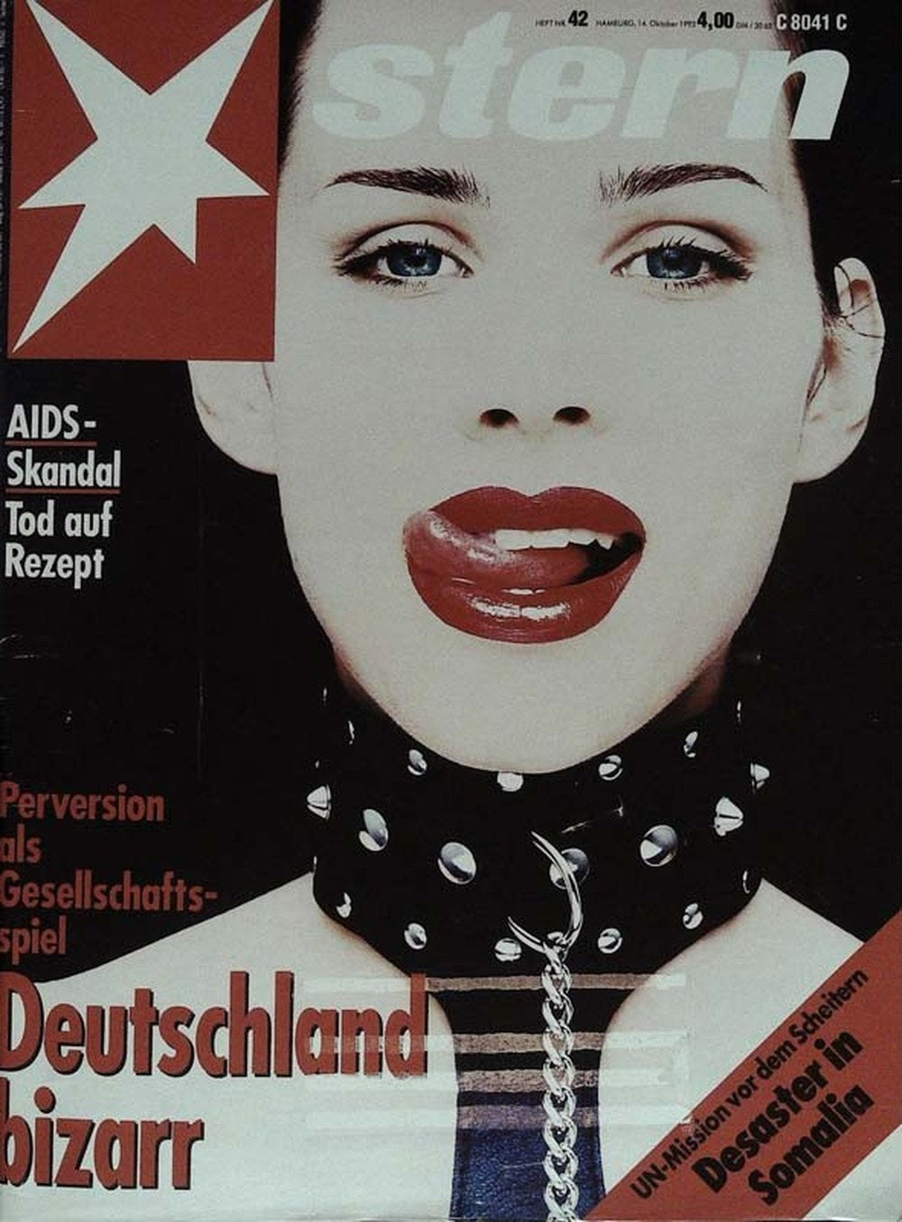Stern Magazin Deutschland 1993-42 AIDS-Skandal Perversion BDSM