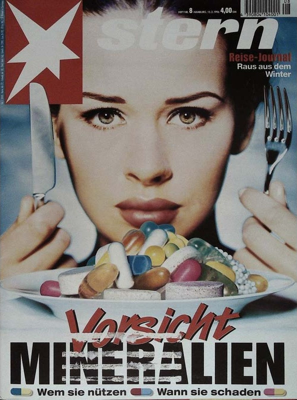 Stern Magazin Deutschland 1996-08 Mineralien Nahrungsergänzungsmittel Vitamine