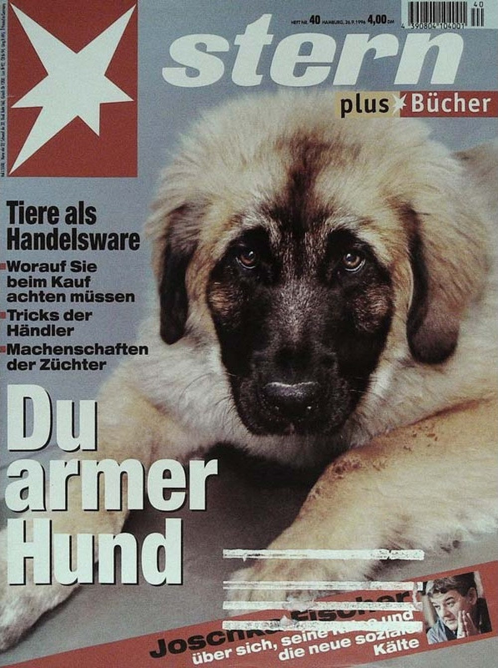 Stern Magazin Deutschland 1996-40 Joschka Fischer
