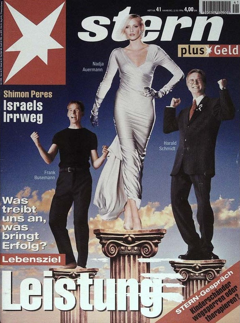 Stern Magazin Deutschland 1996-41 Nadja Auermann Frank Busemann Harald Schmidt Shimon Peres
