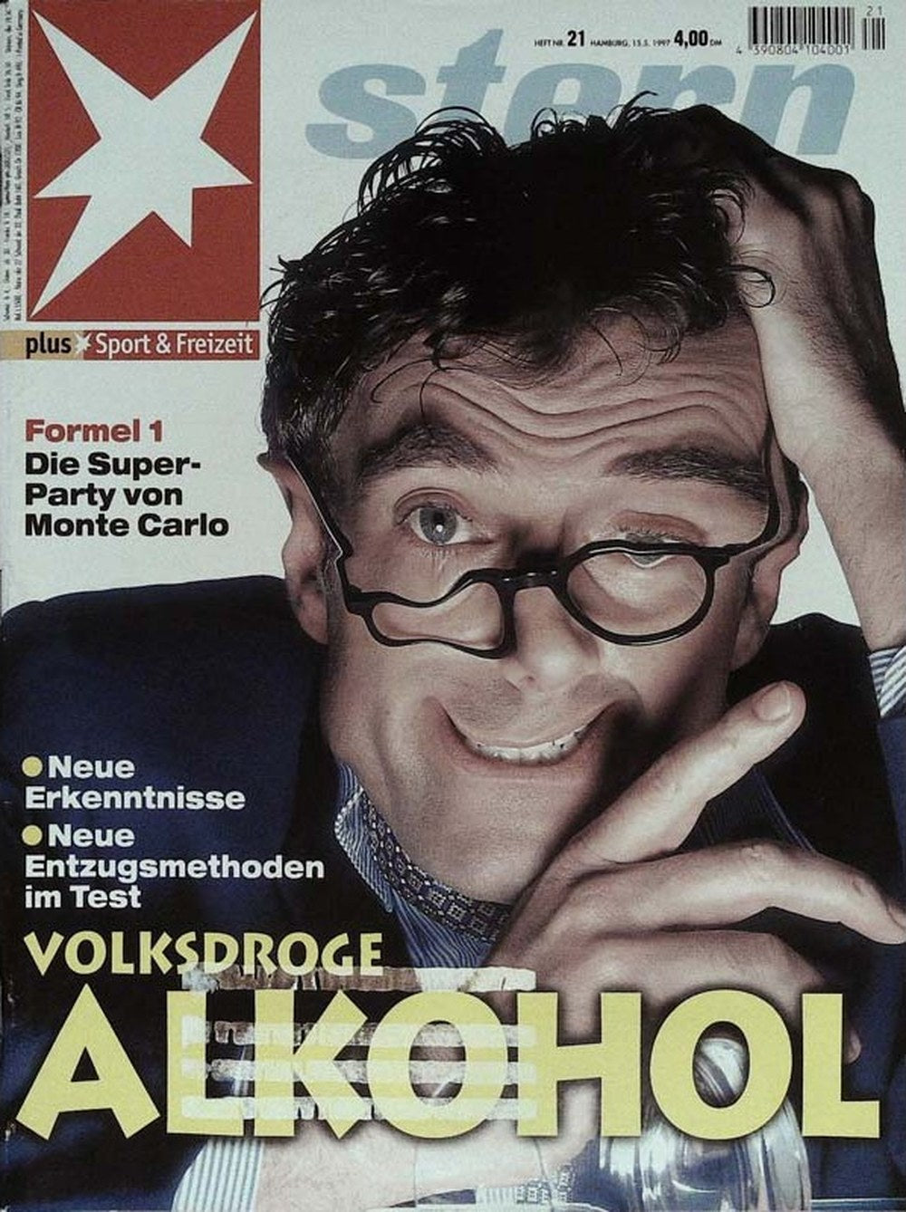 Stern Magazin Deutschland 1997-21 Volksdroge Alkohol Alkoholismus Entzugsmethoden