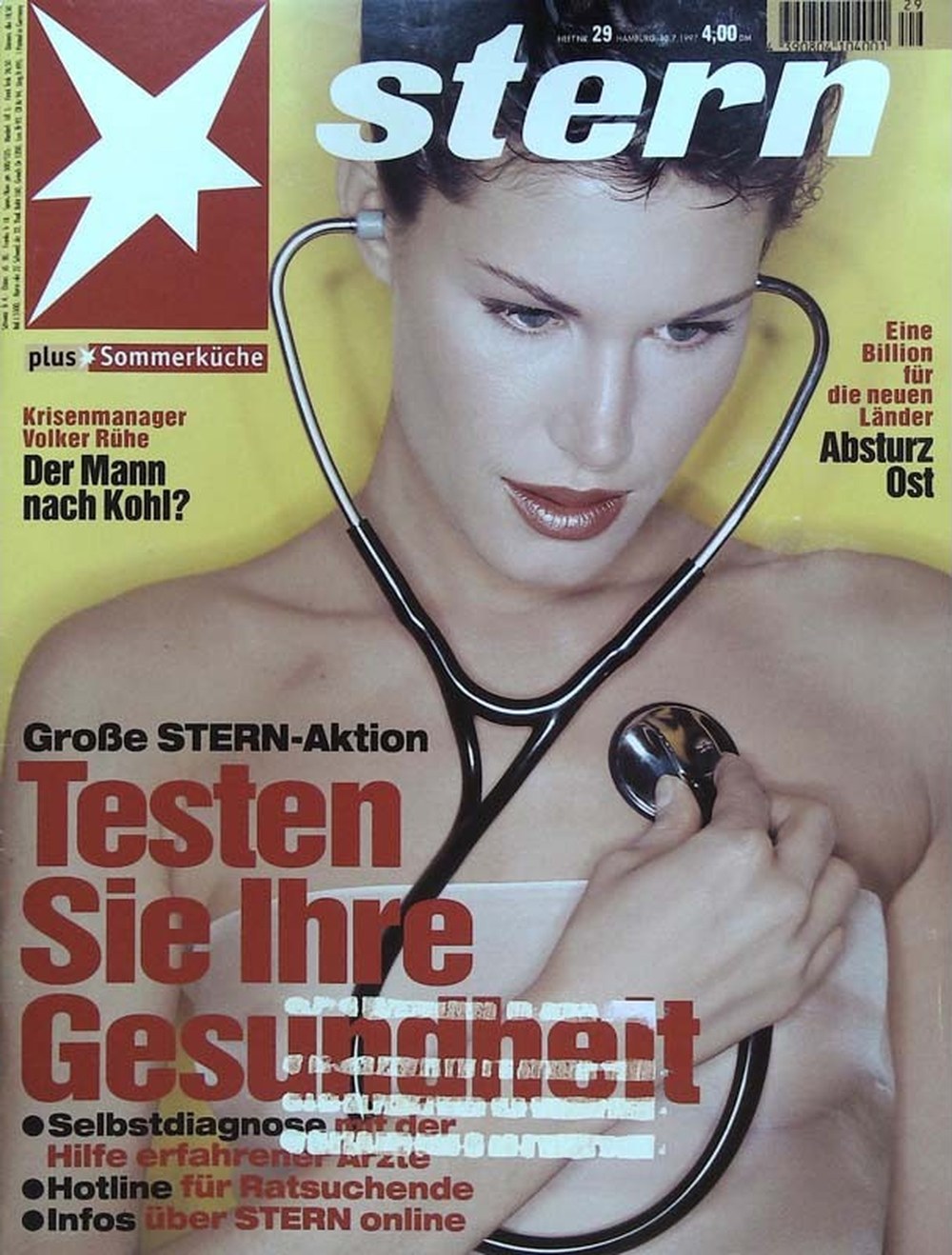 Stern Magazin Deutschland 1997-29 Volker Rühe