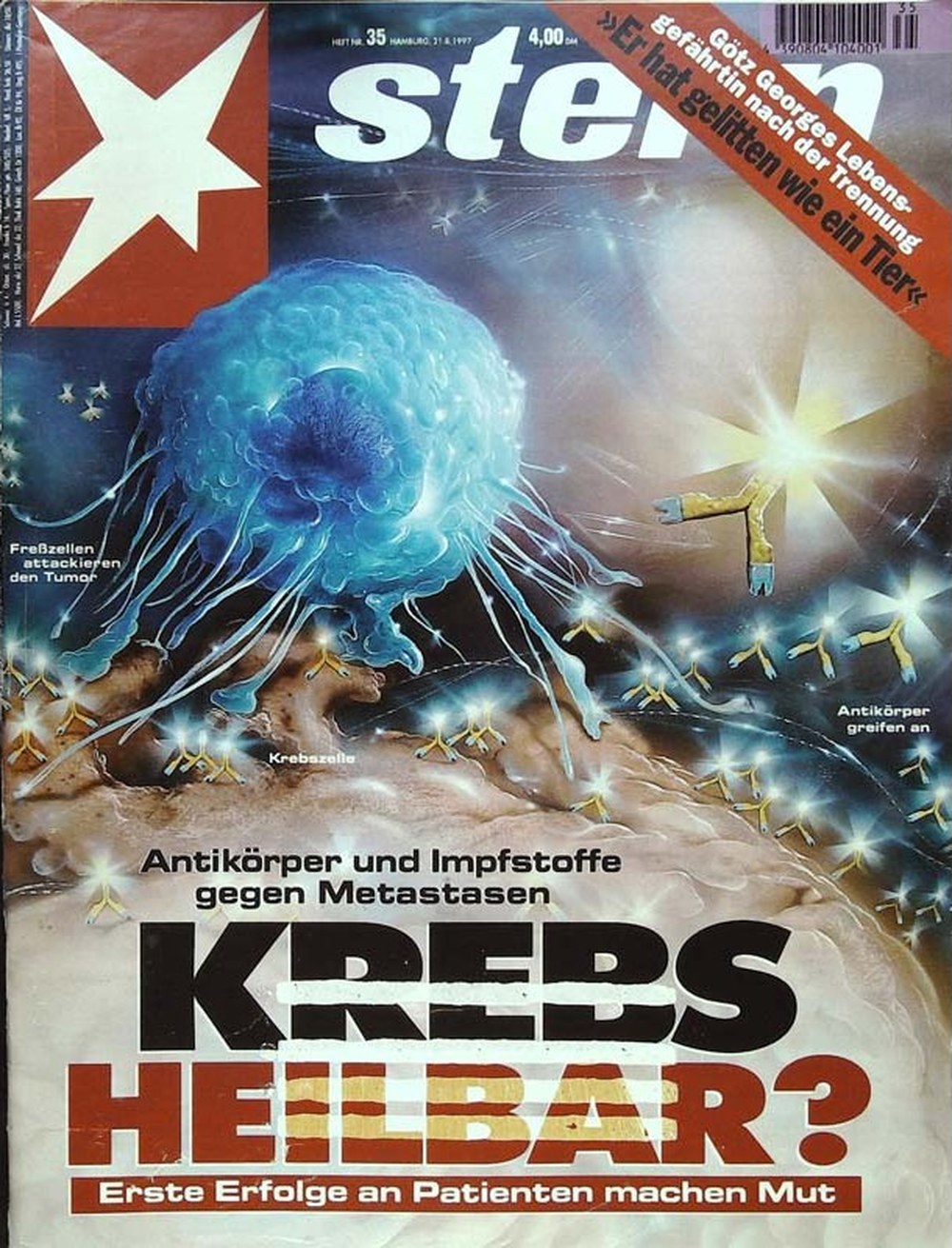 Stern Magazin Deutschland 1997-35 Götz George