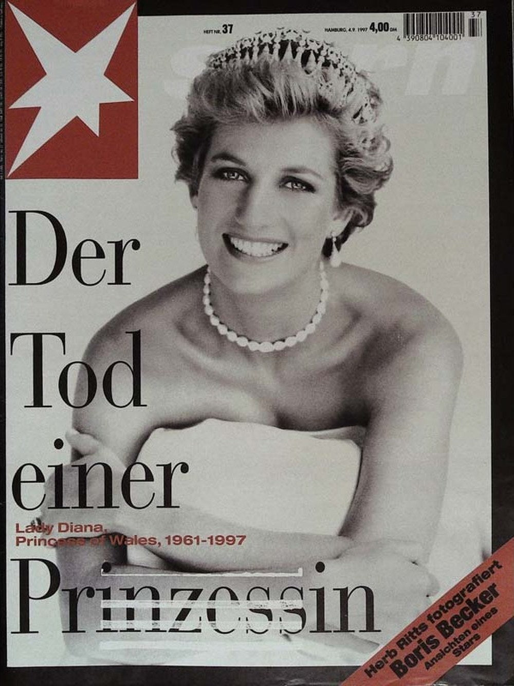 Stern Magazin Deutschland 1997-37 Diana, Princess Of Wales Boris Becker