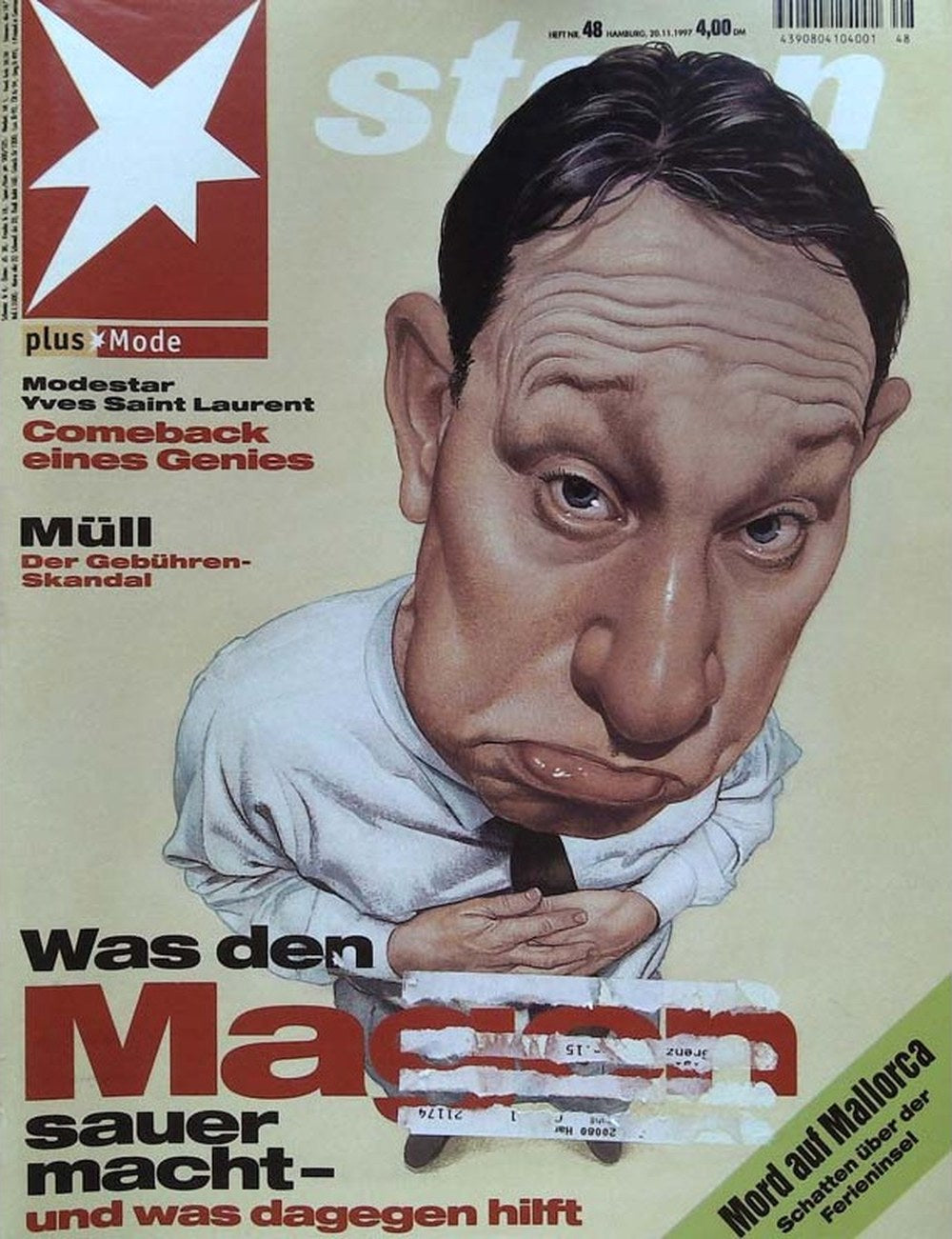 Stern Magazin Deutschland 1997-48 Yves Saint Laurent