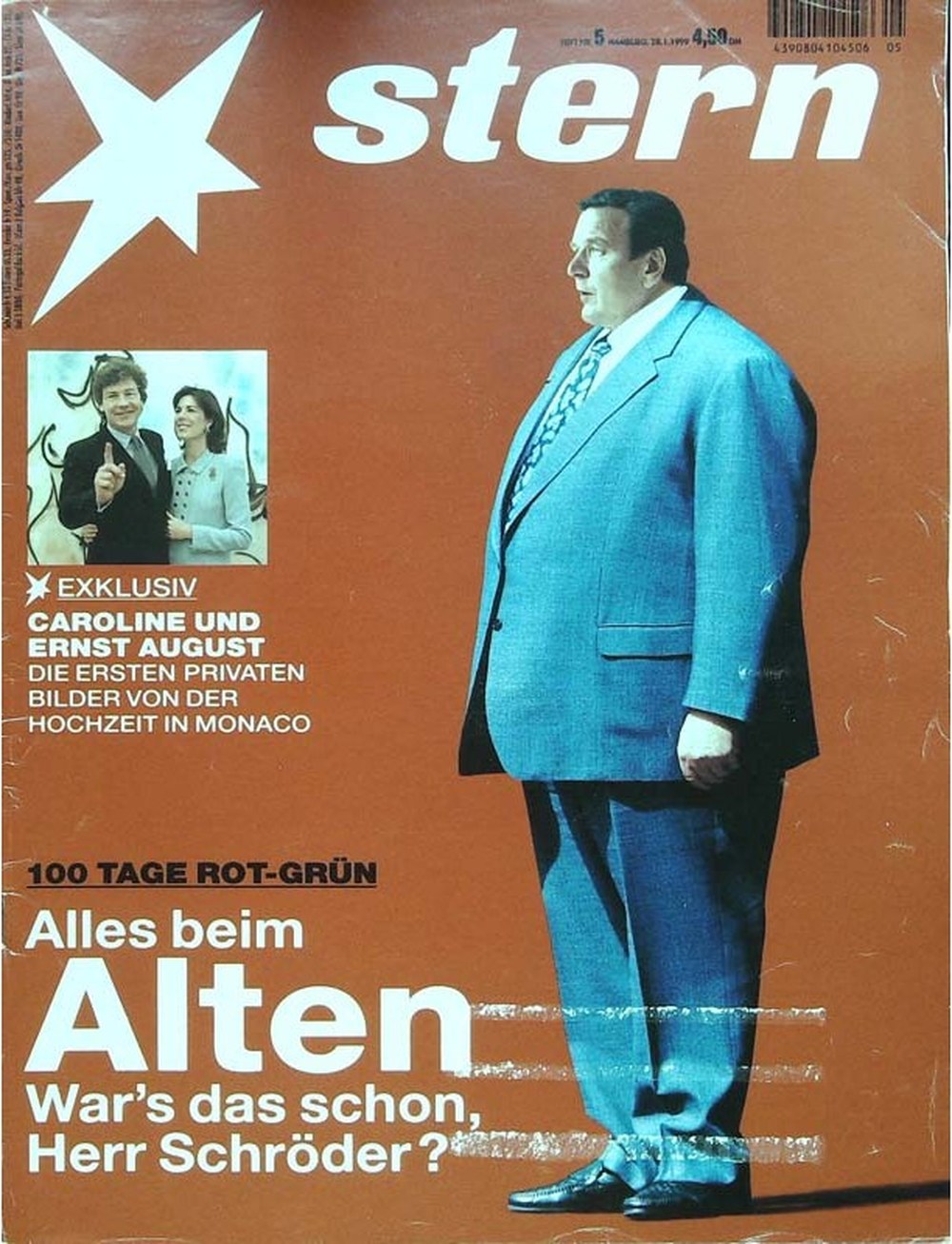 Stern Magazin Deutschland 1998-05 Gerhard Schröder Caroline Of Monaco Ernst August Of Hanover