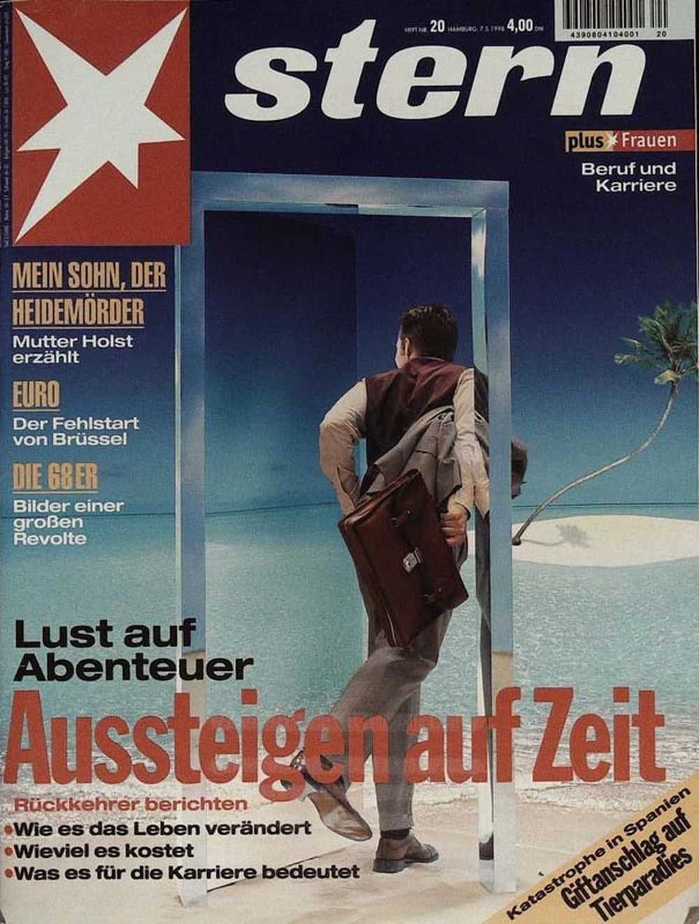Stern Magazin Deutschland 1998-20 Aussteigen Sabbatical Abenteuer