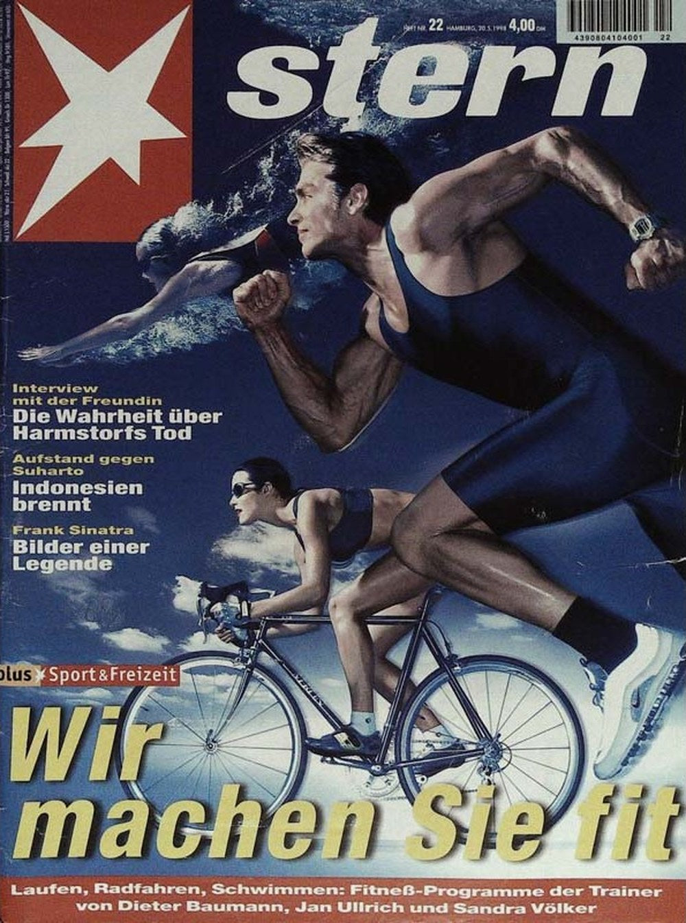 Stern Magazin Deutschland 1998-22 Jan Ullrich Dieter Baumann Sandra Völker Frank Sinatra Suharto