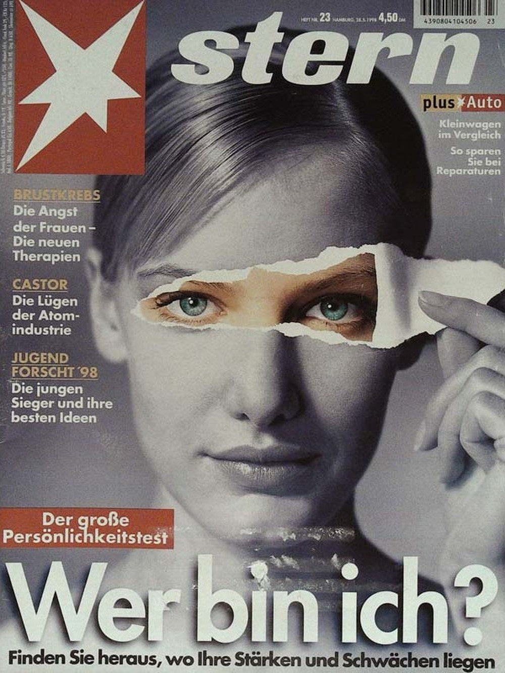 Stern Magazin Deutschland 1998-23 Persönlichkeitstest Brustkrebs Therapie
