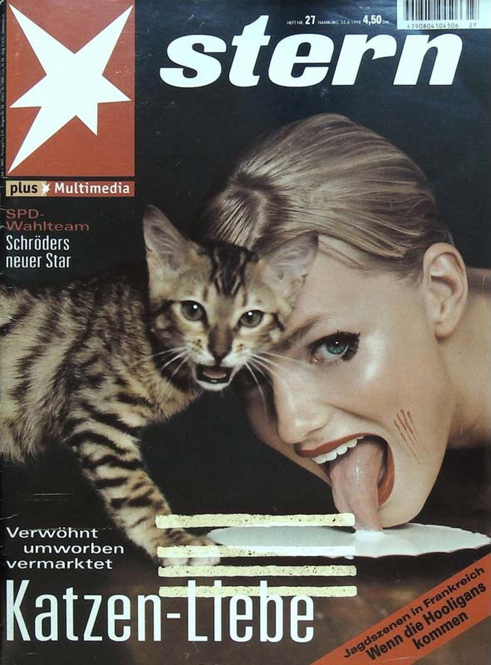 Stern Magazin Deutschland 1998-27 Gerhard Schröder SPD