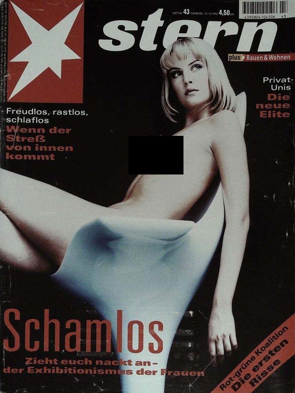 Stern Magazin Deutschland 1998-43 Exhibitionismus Nacktheit Stress