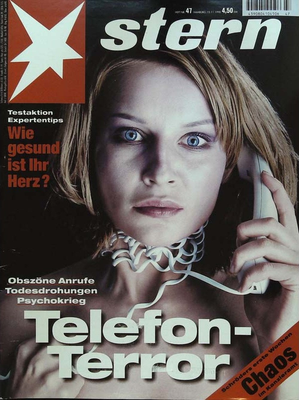 Stern Magazin Deutschland 1998-47 Gerhard Schröder