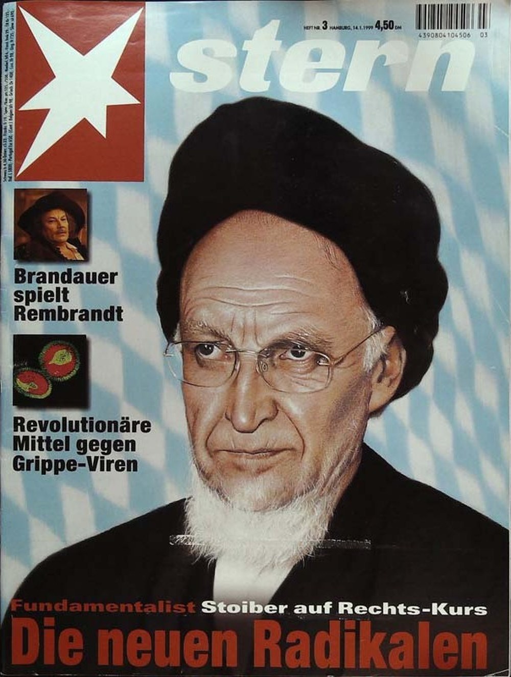 Stern Magazin Deutschland 1999-03 Edmund Stoiber Klaus Maria Brandauer