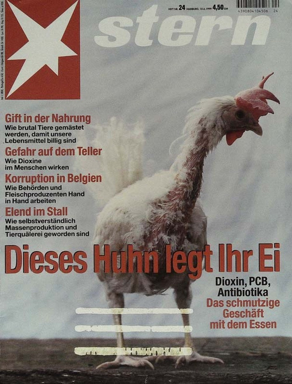 Stern Magazin Deutschland 1999-24 Lebensmittelproduktion Tierschutz Dioxin