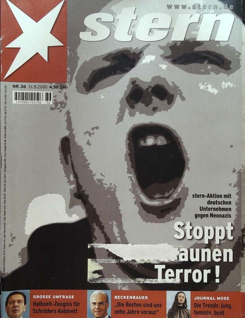 Stern Magazin Deutschland 2000-36 Franz Beckenbauer