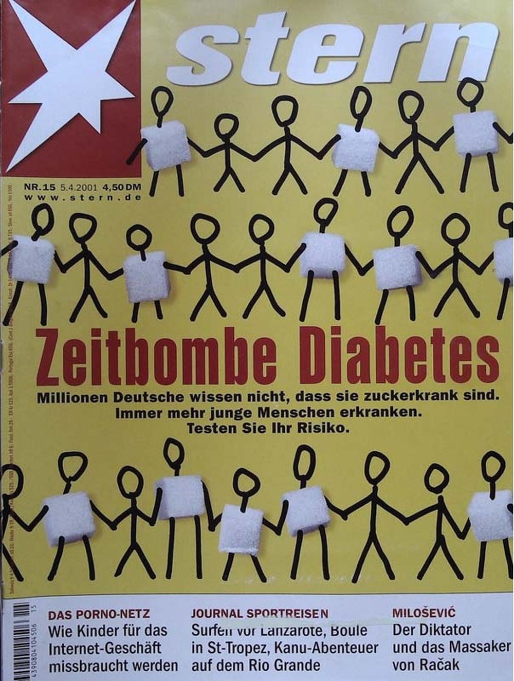 Stern Magazin Deutschland 2001-15 Slobodan Milošević